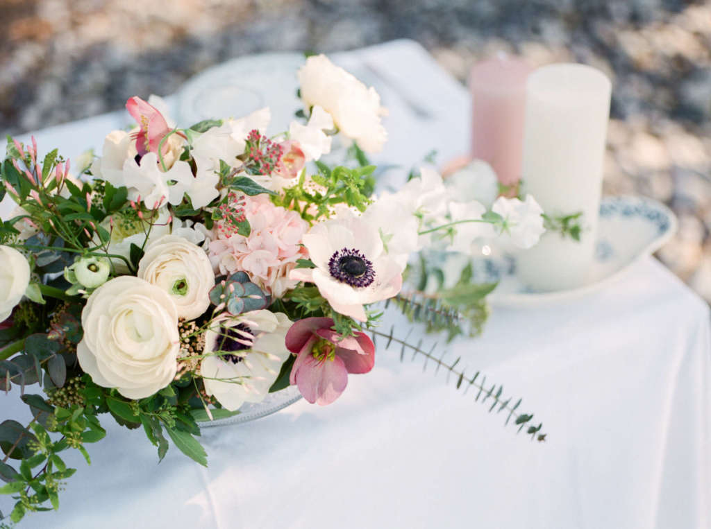 Fleurs table mariage