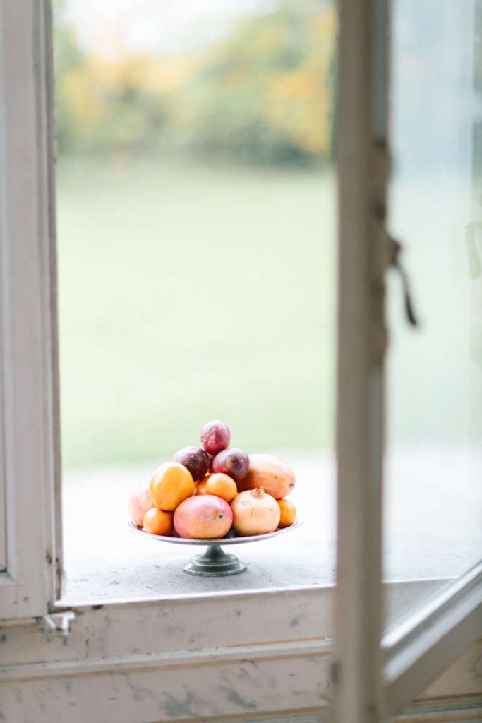 déco mariage fruits