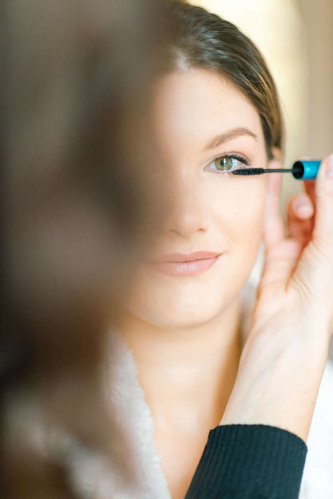 maquillage de la mariée