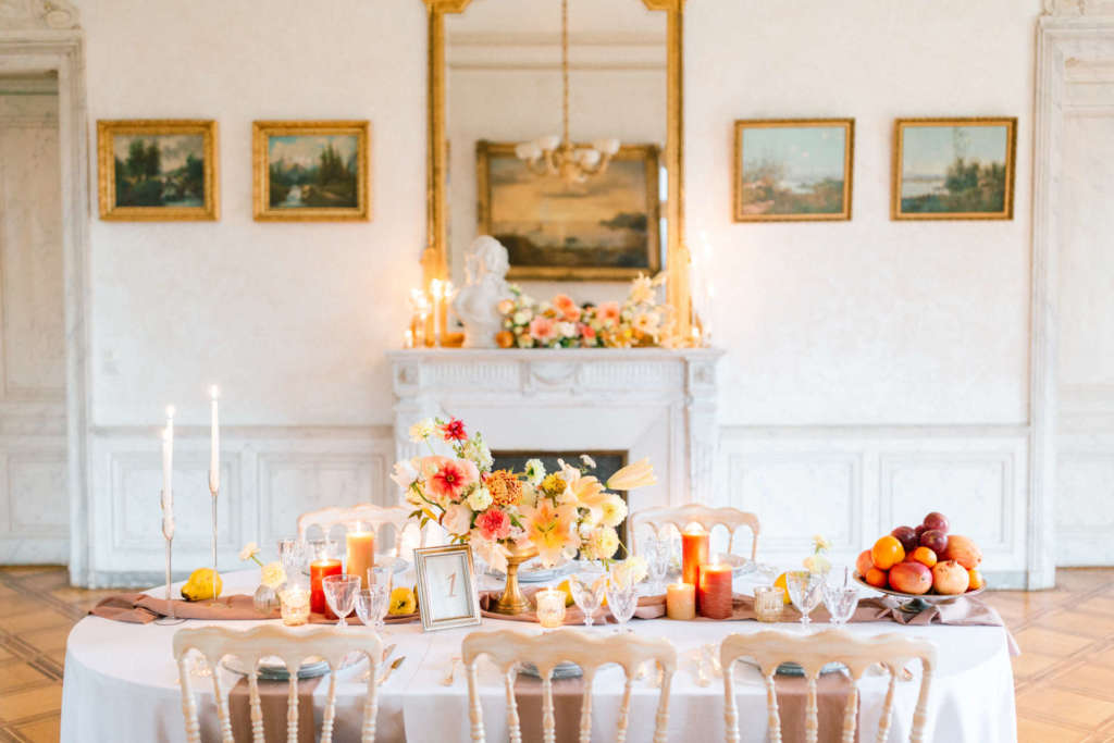 wedding table for autumn wedding