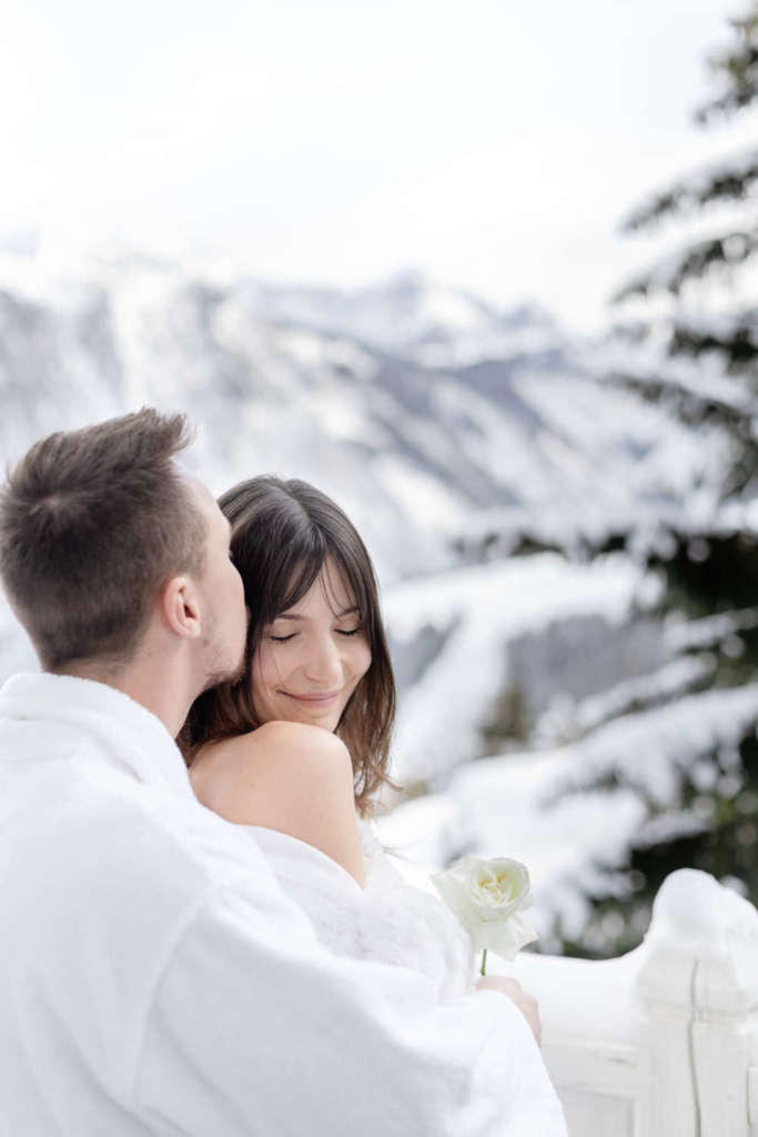 HEDHERA Wedding Planner Organisation de mariage Annecy Haute savoie Bourgogne et officiante de cérémonie laïque mariage hiver