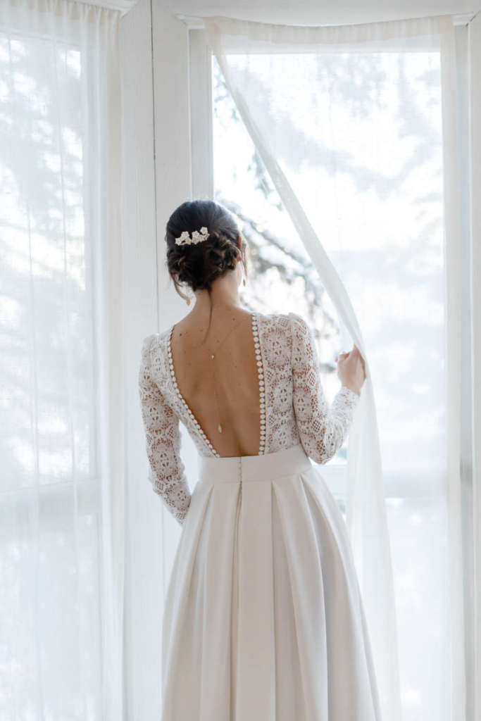 HEDHERA Wedding Planner Organisation de mariage Annecy Haute savoie Bourgogne et officiante de cérémonie laïque mariage hiver