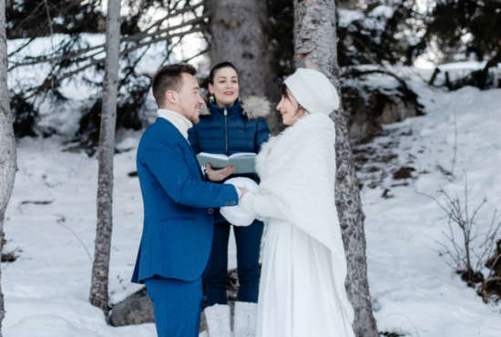 HEDHERA Wedding Planner Organisation de mariage Annecy Haute savoie Bourgogne et officiante de cérémonie laïque mariage hiver