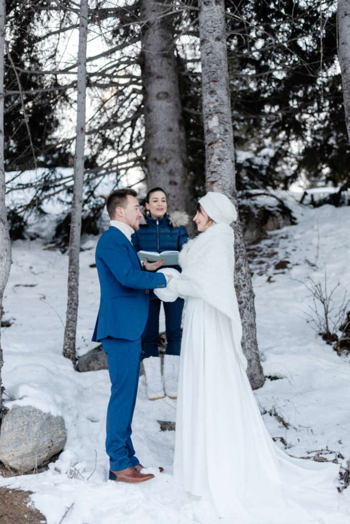 Symbolic ceremony in the alps - Savoy - Courchevel