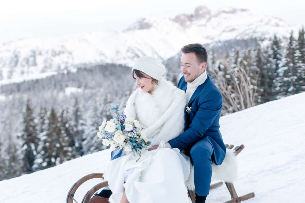 Winter wedding - Couple